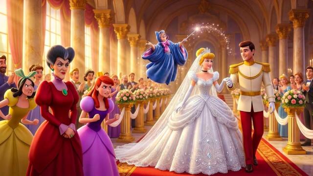 The Royal Wedding of Cinderella: The Magical Moment with Prince Charming! | Cinderella Animation ✨👑