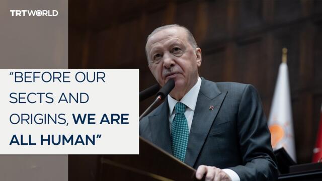 Turkish President Erdogan calls for unity amid regional crisis