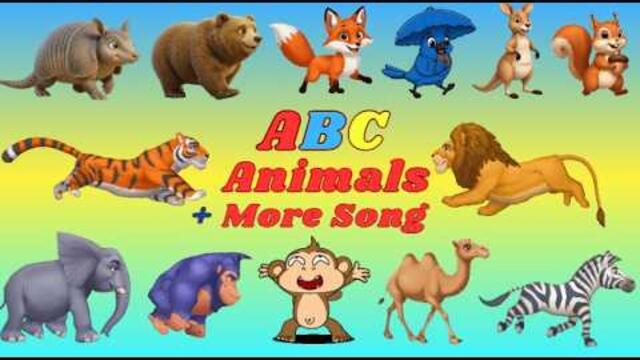 ABC Animals | ABC Safari Animal Sounds + More Song N07TH3 | Animal Sounds