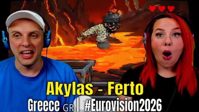 Akylas - Ferto | Greece 🇬🇷 | Official Music Video | #Eurovision2026 | THE WOLF HUNTERZ REACTIONS
