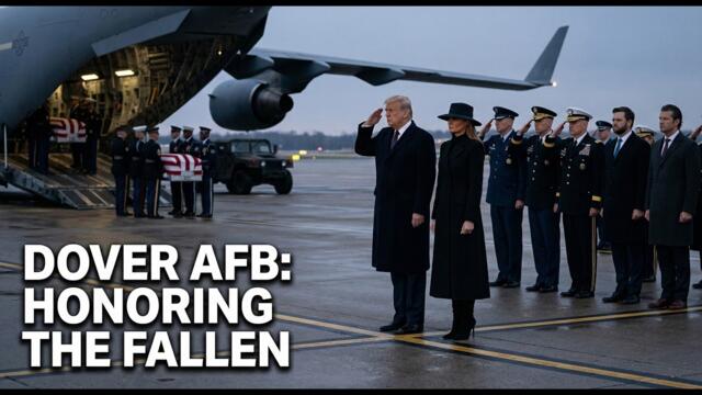WATCH: President Trump and Military Leadership Honor Fallen Heroes at Dover AFB