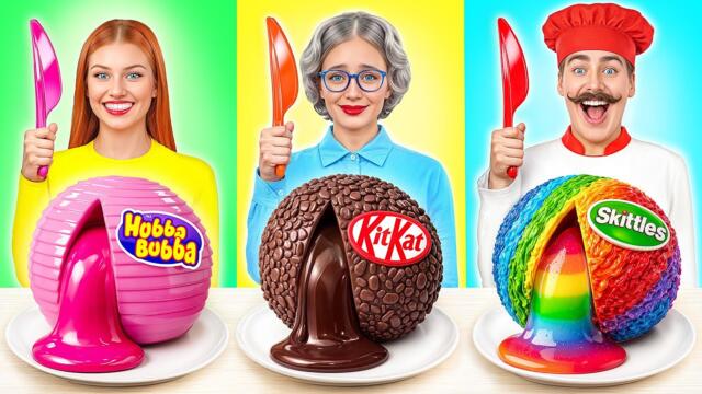 Me vs Grandma Cooking Challenge | Crazy Cooking Recipes by Multi DO Challenge