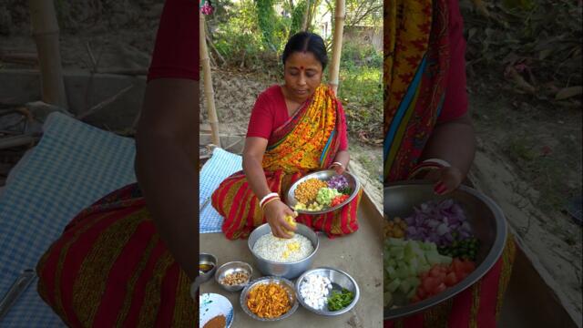 Jhal muri | Muri makha village style recipe #shorts #jhalmuri #food #villagefood