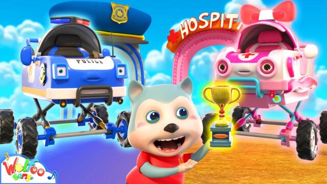 Forest Rescue Mission 🚁🌲 Car Songs, Animal Songs & Nursery Rhymes | Happy Songs