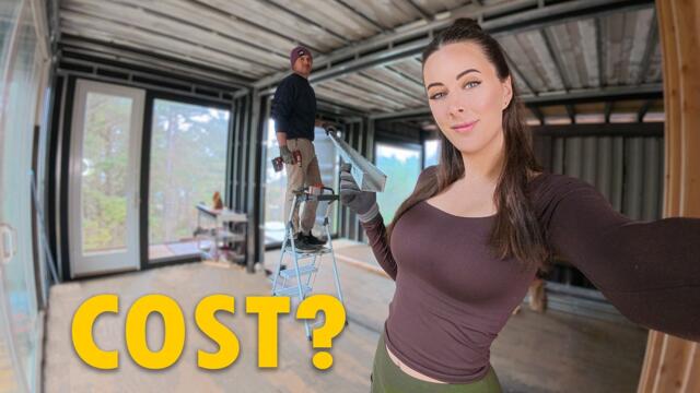 We Spent $____ To Frame Our Container Home... Was It Worth It ?!
