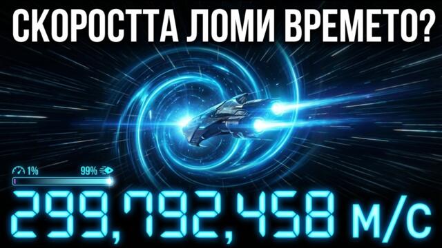 На 99.9% СКОРОСТ на светлината времето СПИРА: Какво виждат астронавтите?