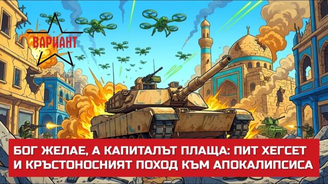 БОГ ЖЕЛАЕ, А КАПИТАЛЪТ ПЛАЩА: ПИТ ХЕГСЕТ И КРЪСТОНОСНИЯТ ПОХОД КЪМ АПОКАЛИПСИСА,  Вариант #817