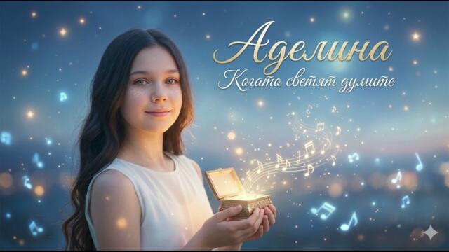 Аделина - Когато светят думите | Нежна детска песен, която докосва сърцето (Official Song 2026)
