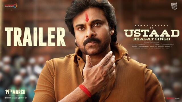 Ustaad Bhagat Singh Trailer | Pawan Kalyan | Harish Shankar | Sreeleela | Raashii Khanna