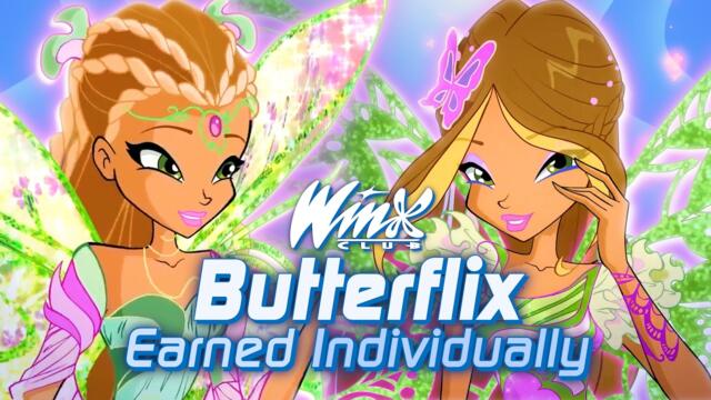 Winx Club 7 | What if BUTTERFLIX was earned individually? (+ SONG REMIX) #ButterflixWeek