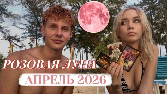 РОЗОВОЕ ПОЛНОЛУНИЕ АПРЕЛЬ 2026🌸. Таро прогноз для всех знаков зодиака with SMURLANA & TARAS OSADTSA