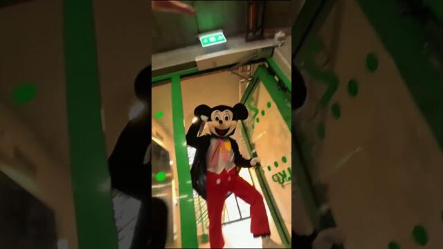 Mickey Mouse was waiting for me...😧
