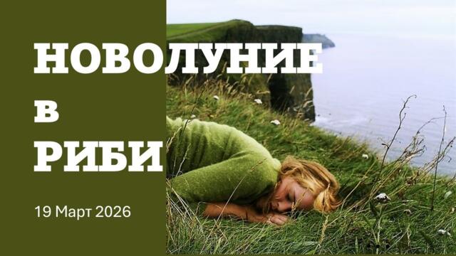 ⭐Времето, Дългът, Приемането: НОВОЛУНИЕ в РИБИ 19 Март 2026:   Астрологична прогноза