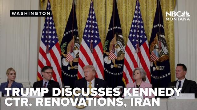 President Donald Trump's full remarks from before the Kennedy Center board meeting on Monday