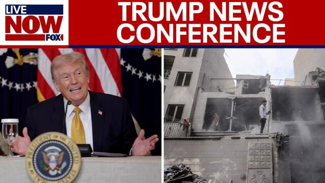 President Trump holds news conference amid Iran conflict
