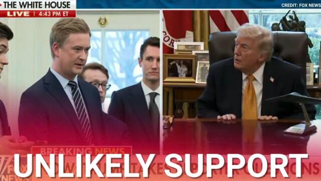 Trump shocks reporters revealing unlikely support from former president on Iran war