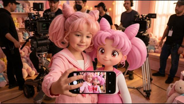 What If We Could Enter the World of Sailor Moon? 🌙✨#movie #movieclips #film #actor #ai