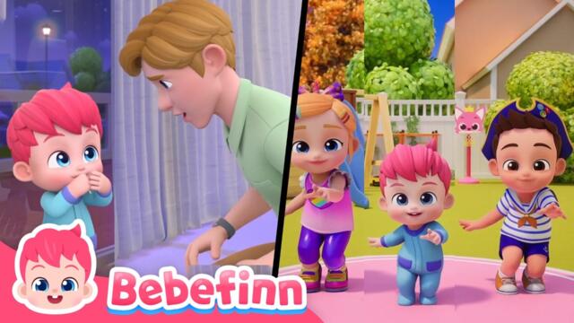 Yes Papa Yes Mama + Walking WalkingㅣSong for KidsㅣBebefinn Nursery Rhymes