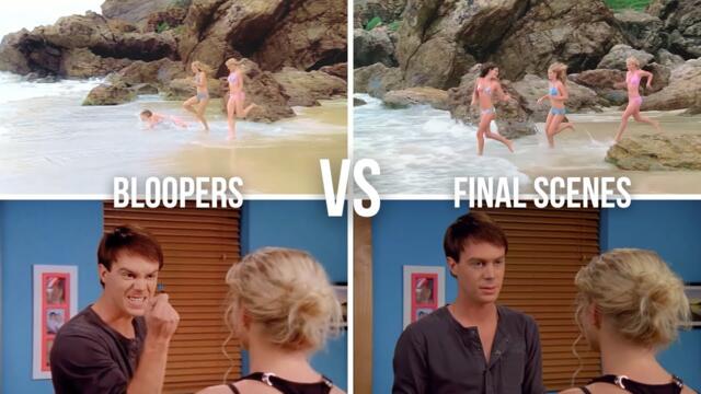 h2o just add water bloopers vs real scenes