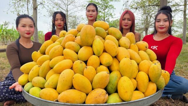 Amazing cooking mango with coconut sauce recipe