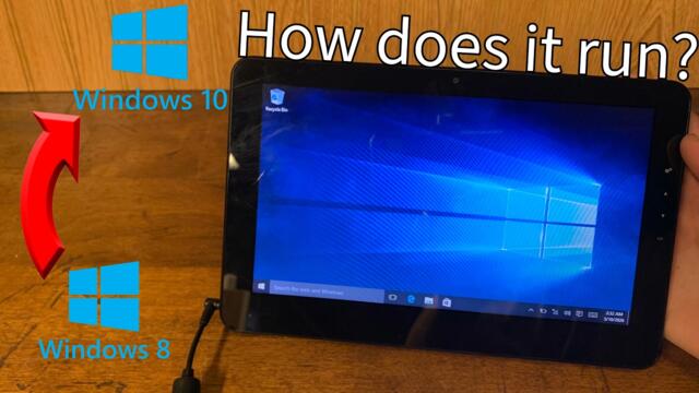 Upgrading Windows on a Tablet from 2010