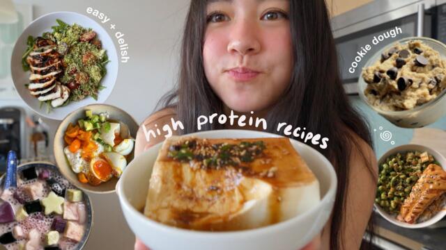 HIGH PROTEIN RECIPES that ACTUALLY taste good (5 ingredient, quick + easy meals)