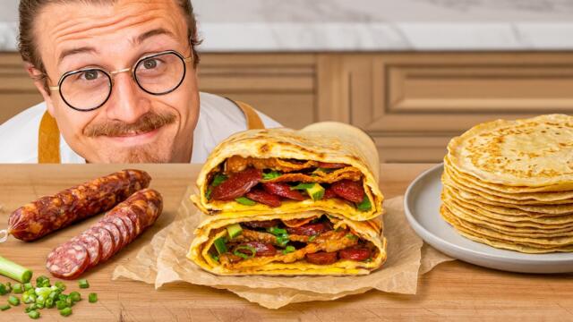 Authentic Chinese Breakfast At Home (Jianbing)