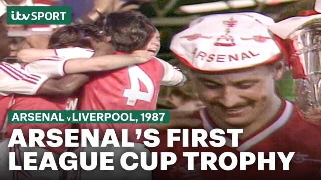 ARSENAL'S FIRST LEAGUE CUP! Gunners Stun Liverpool in 1987 Wembley Classic
