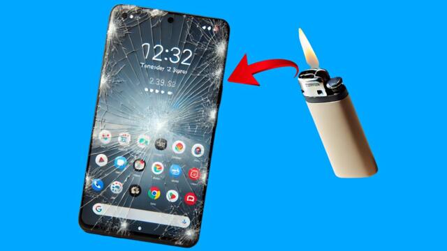 Fix Any Phone Screen Using Only a Lighter, Amazing Trick