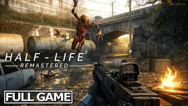 Half-Life 2 Remastered | Overcharged MMod | Full Game Walkthrough [4K UHD]