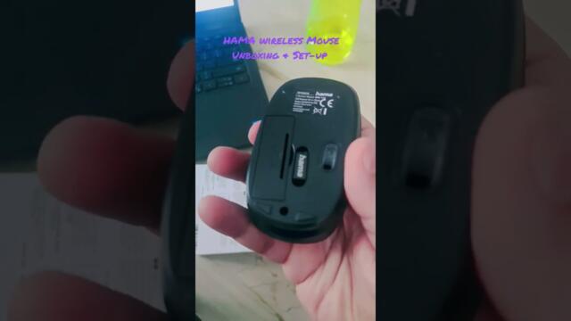 Hama Wireless Mouse Unboxing Setup and User Review