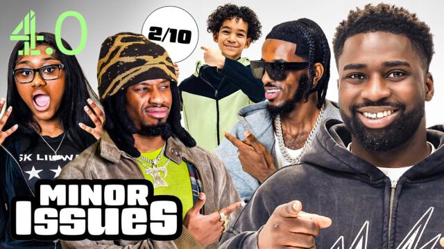 SAVAGE KIDS RATE UK & US RAPPERS! | Minor Issues