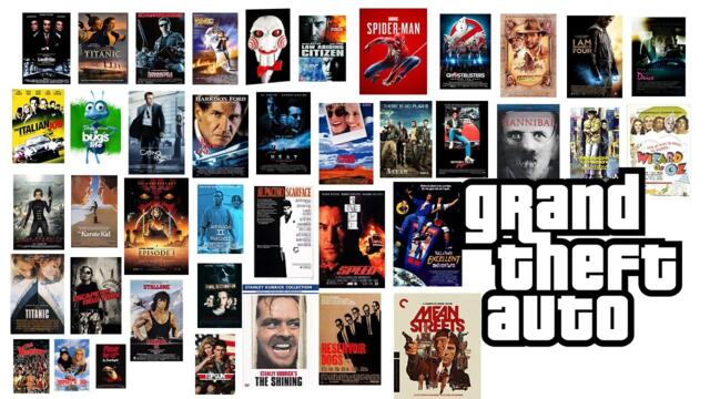 ALL MOVIES that APPEAR in GTA Games (Evolution)