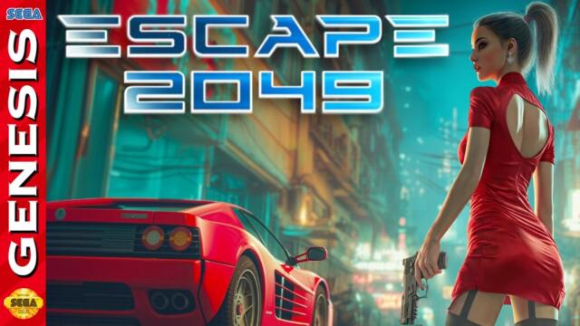 Escape 2049 - New Sega Genesis Game - Full Gameplay