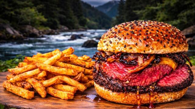 Jungle Filet Mignon Steak Burger — Even Gordon Ramsay Would Approve
