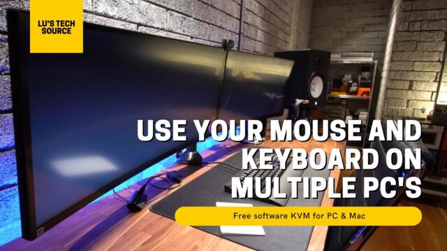 One Mouse & Keyboard for Multiple Computers