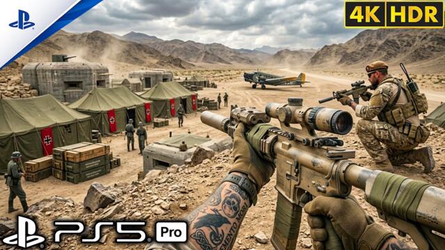 (PS5) Invasion of a Nazi Secret Bunker | Realistic Gameplay [4K60FPS] Call of Duty