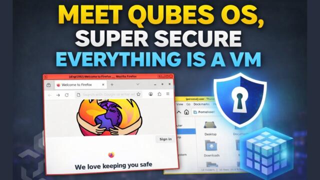 Qubes OS for Beginners: The most Paranoid and Secure Desktop OS