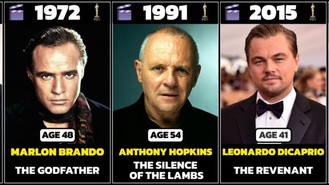 Every Oscar Best Actor Winner (1928–2025) & Their Age 🎭