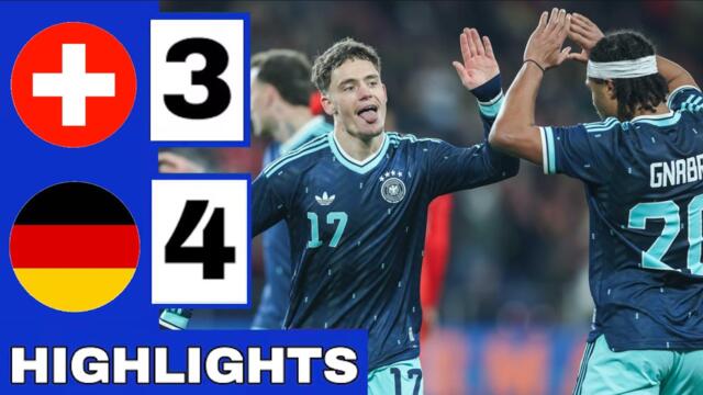 Deutschland - Schweiz 4-3 Highlights | Internationales Freundschaftsspiel 2026 | Germany Switzerland
