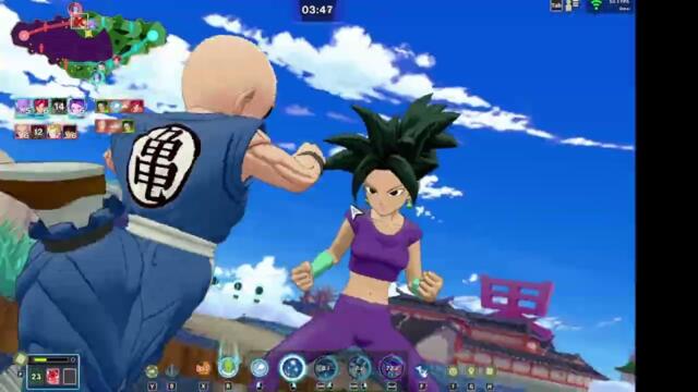 Super Saiyan 2 Kefla ( default # 7 skin ) Gameplay eп  2 ( DRAGON BALL GEKISHIN SQUADRA)