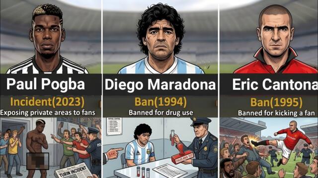 Football Players Who Got BANNED 😳