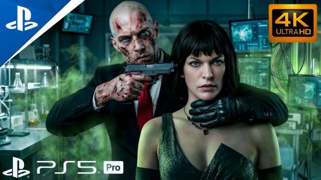 ZOMBIE OUTBREAK in HITMAN 3 | Stealth Brutal Kills Gameplay | Resident Evil Vibes [4K 60FPS] PS5 PRO