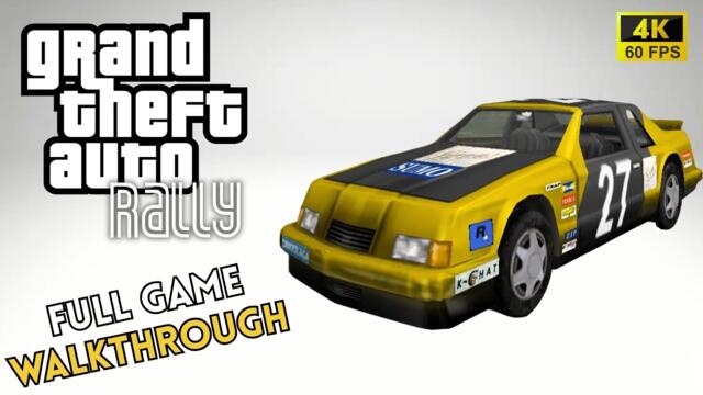 GTA Rally - Full Game Walkthrough In 4K