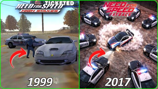 360 Drift vs Cops in NFS (1999-2022)