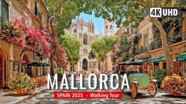 MALLORCA Walking Tour 🇪🇸: Explore Mallorca Streets, Culture & Coastline! [4k60]