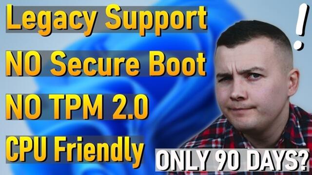 I found the cleanest official Windows 11 version, but there is a catch