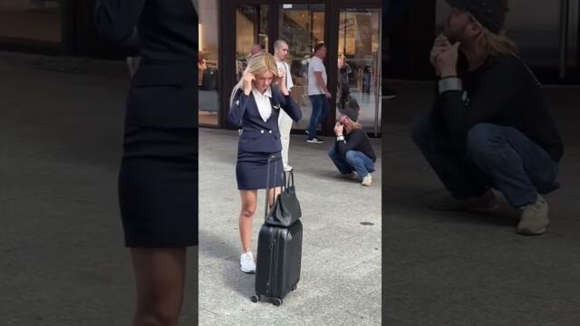 ♥️🔥👠What's happening? #FlightAttendantLife #Germany #AirportVibes