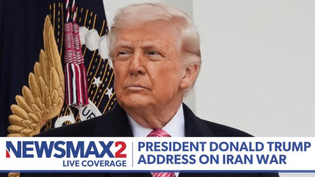 LIVE: President Donald Trump Address on Iran | NEWSMAX2