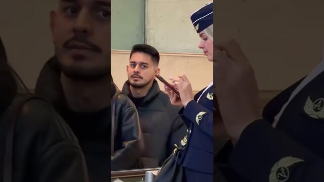 ♥️👠🔥🇷🇺Russian beauty: POV: European airport mornings ✈️  #FlightAttendantLife #Germany #AirportVibes #shortvideo